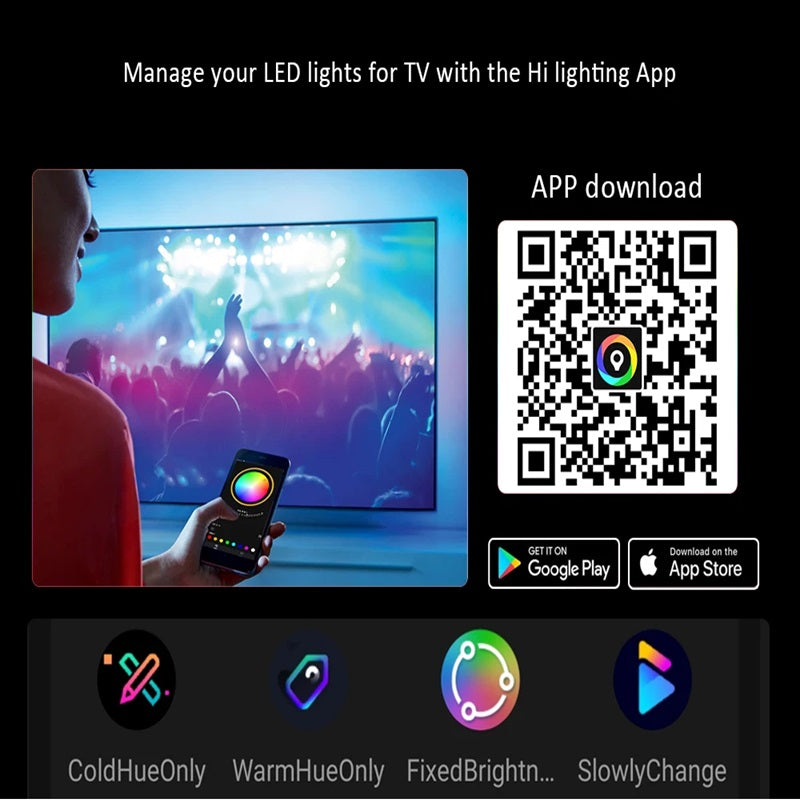 BrightSync™ Smart LED Strip Lights for TV - Perfect for Gamers and Movie Lovers 4