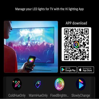 BrightSync™ Smart LED Strip Lights for TV - Perfect for Gamers and Movie Lovers 4