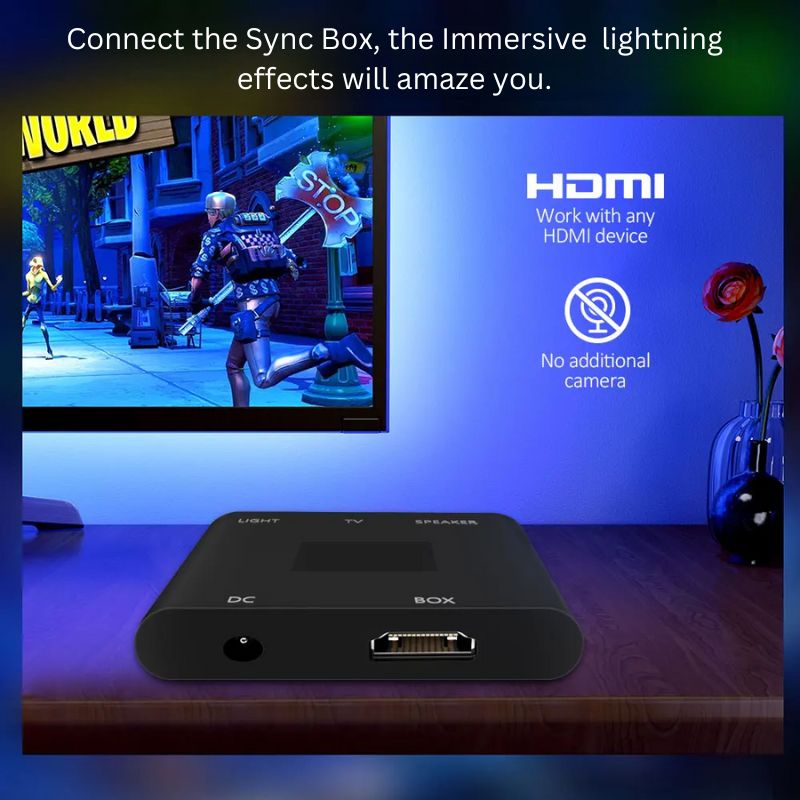BrightSync™ Smart LED Strip Lights for TV - Perfect for Gamers and Movie Lovers 5