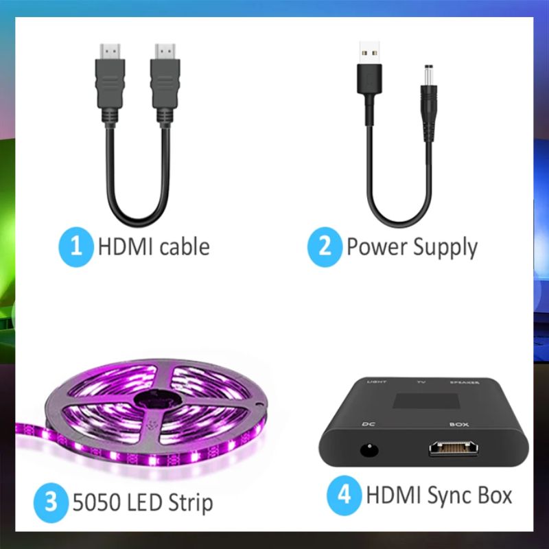 BrightSync™ Smart LED Strip Lights for TV - Perfect for Gamers and Movie Lovers 6