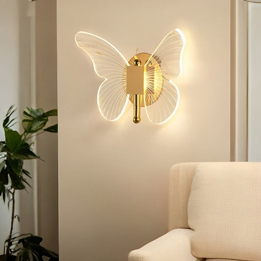 ButterflyGlow™ LED Wall Sconce - Versatile Tricolor Lighting for Modern Spaces 0