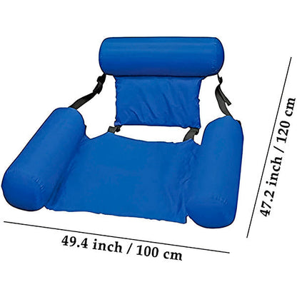 AquaRelax™ Inflatable Pool Float Chair for Adults - Comfortable Swimming Pool Floating Seat 3