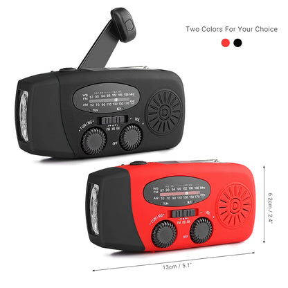 MANIKO™ Portable Hand Crank Emergency Radio