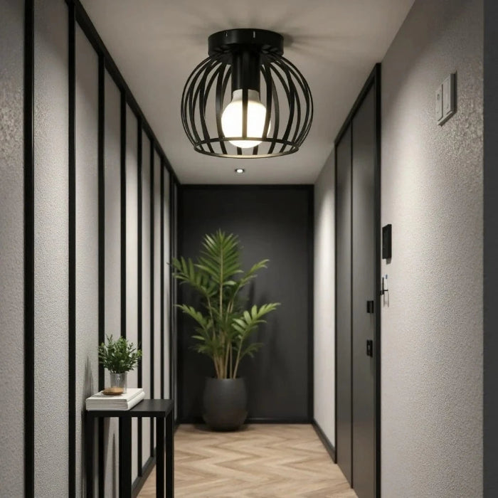 CageGlow™ Vintage Ceiling Lamp - Industrial Dining Room Light Fixture 3