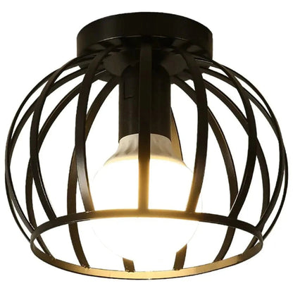 CageGlow™ Vintage Ceiling Lamp - Industrial Dining Room Light Fixture 4