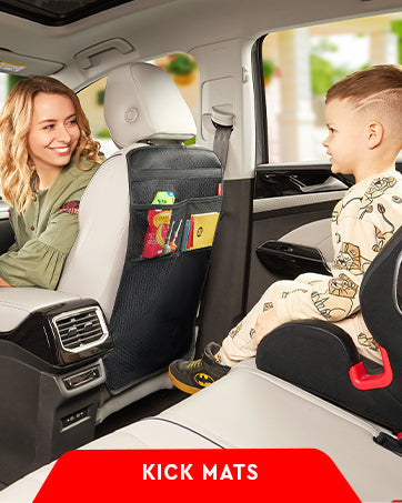 CarMate™ 2-Pack Backseat Organizer for Ultimate Car Storage and Kid Entertainment 6