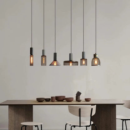 CementoGlow™ Industrial Pendant Lamp - Modern Concrete & Metal Design 1