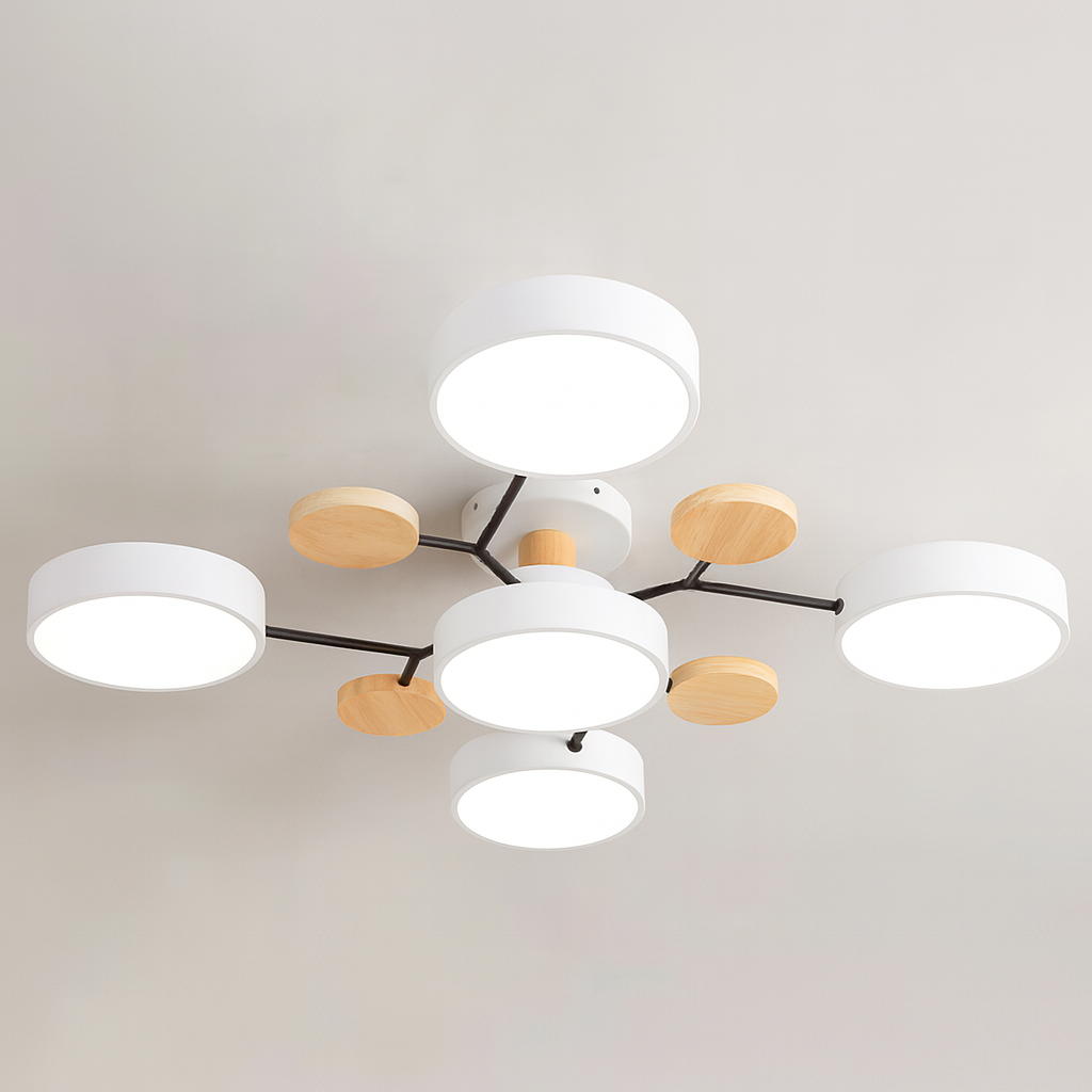 GlideRay™ Scandinavian LED Ceiling Light Fixture for Modern Homes