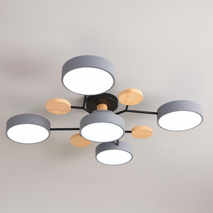 GlideRay™ Scandinavian LED Ceiling Light Fixture for Modern Homes