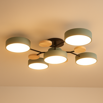 GlideRay™ Scandinavian LED Ceiling Light Fixture for Modern Homes