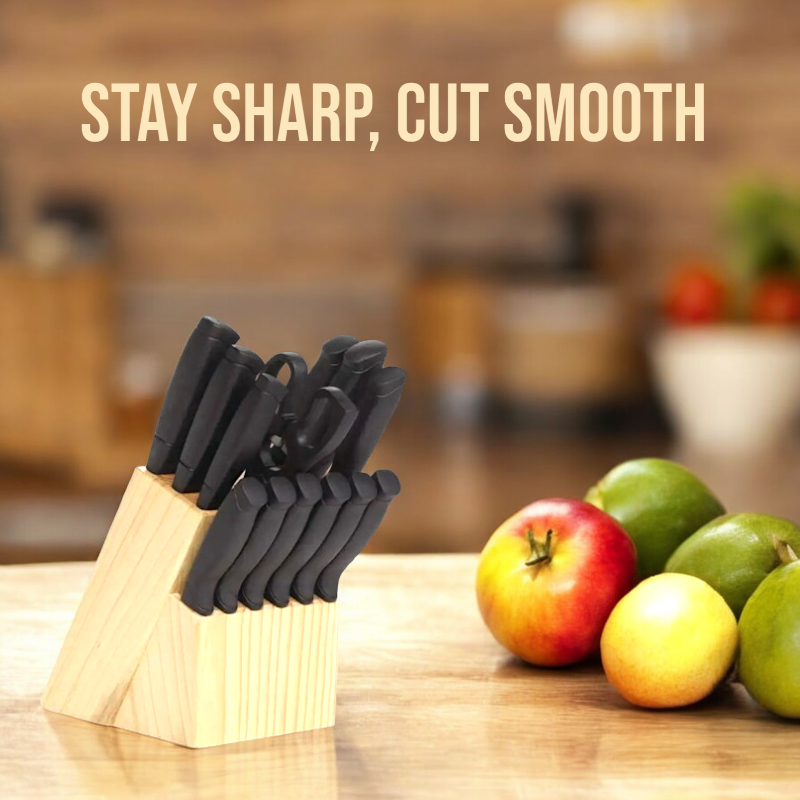 ChefMaster™ 22-Piece Knife Set for Home Chefs and Cooking Enthusiasts 1