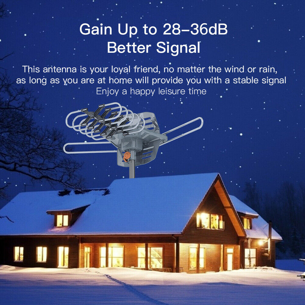 ClearView™ 990 Mile Outdoor HD TV Antenna for Crystal-Clear Digital Reception 5