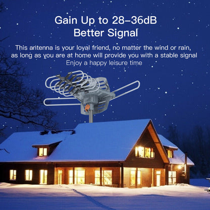 ClearView™ 990 Mile Outdoor HD TV Antenna for Crystal-Clear Digital Reception 5