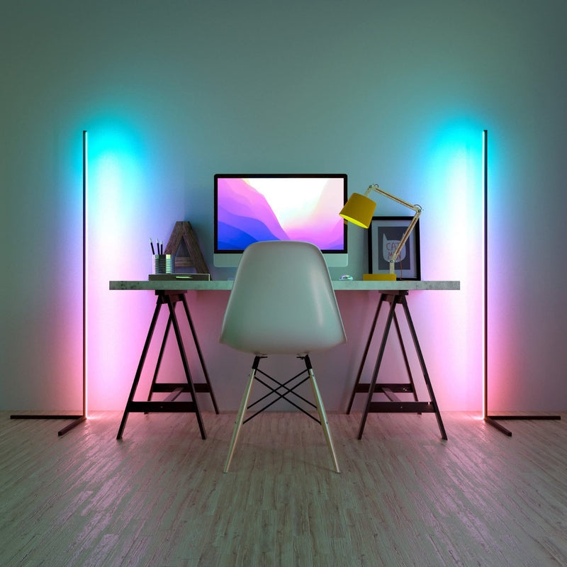 ColorGlow™ Smart LED Floor Lamp – Modern Lighting for Living Room & Office 2
