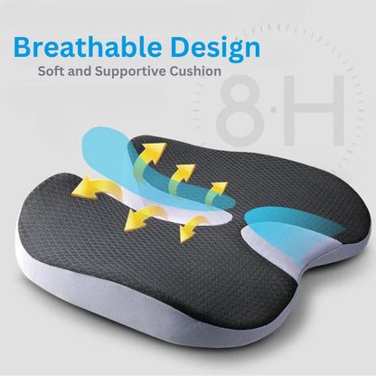 ComfortCushion™ Ergonomic Car Seat Cushion with Lumbar Support for Pain Relief 5