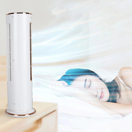 CoolBreeze™ Bladeless Desktop Air Conditioner Fan – Perfect for Home and Office 0