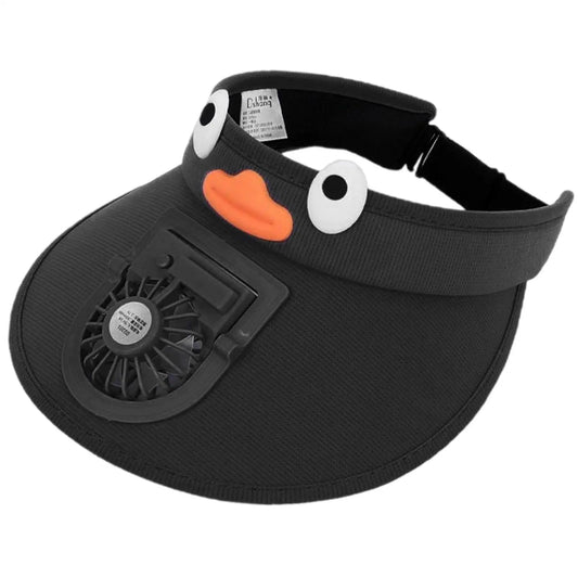 CoolBreeze™ Kids Sun Visor Hat With Cooling Fan for Outdoor Adventures 0