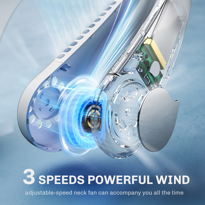 CoolBreeze™ Portable Neck Fan - Bladeless, Rechargeable, Perfect for On-the-Go Comfort 1