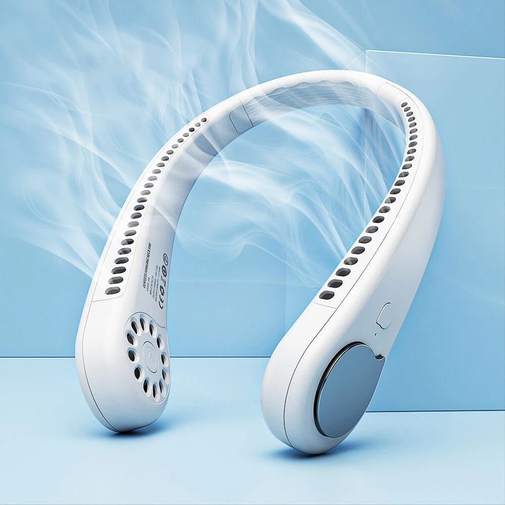 CoolBreeze™ Portable Neck Fan - Bladeless, Rechargeable, Perfect for On-the-Go Comfort 2
