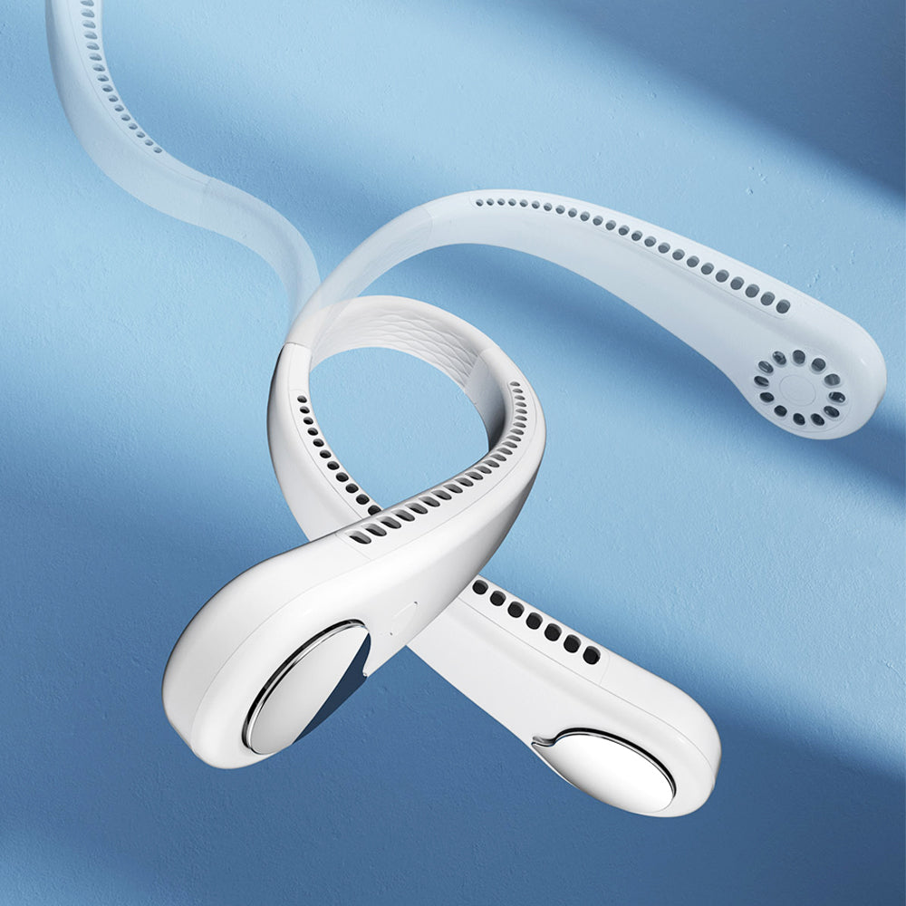 CoolBreeze™ Portable Neck Fan - Bladeless, Rechargeable, Perfect for On-the-Go Comfort 4