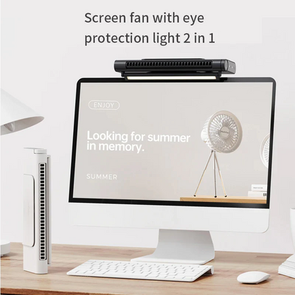 CoolBreeze™ USB Bladeless Fan - Compact Air Conditioner for Modern Workspaces 3
