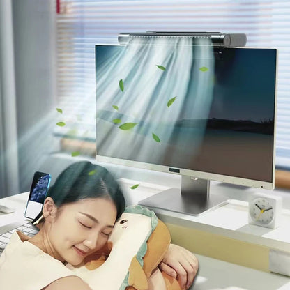 CoolBreeze™ USB Bladeless Fan – Space-Saving Desktop Air Conditioner for Home & Office 0