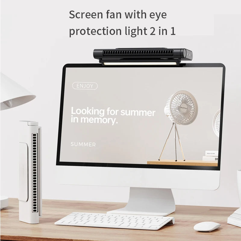 CoolBreeze™ USB Bladeless Fan – Space-Saving Desktop Air Conditioner for Home & Office 1