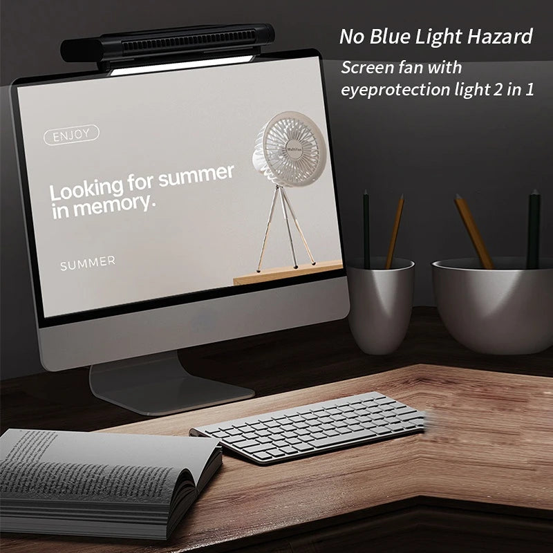 CoolBreeze™ USB Bladeless Fan – Space-Saving Desktop Air Conditioner for Home & Office 3