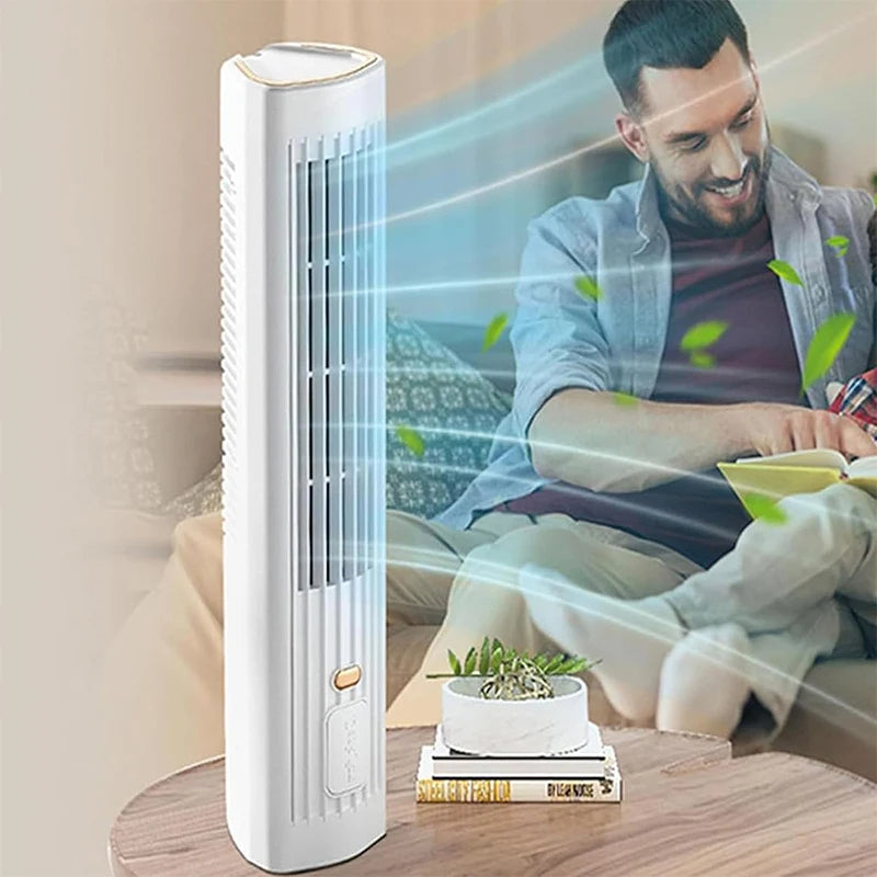 CoolBreeze™ USB Rechargeable Portable Air Conditioner Fan for Home & Office 1