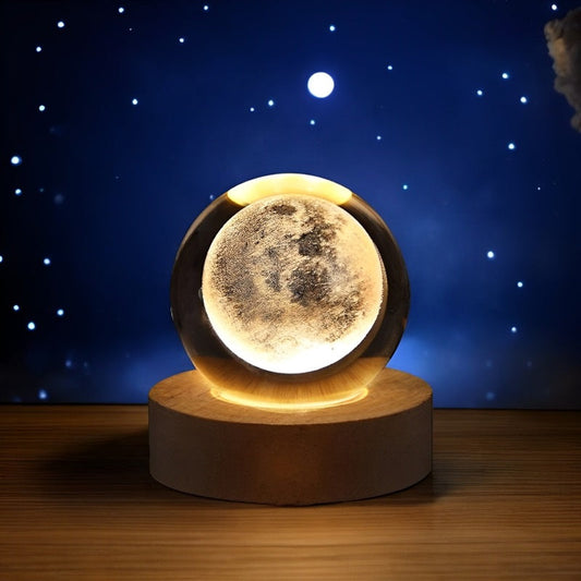 CosmicGlow™ 3D Crystal Ball Lamp - Perfect for Home Decor and Relaxation 0