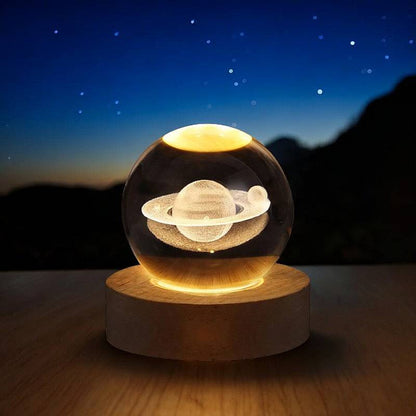 CosmicGlow™ 3D Crystal Ball Lamp - Perfect for Home Decor and Relaxation 1