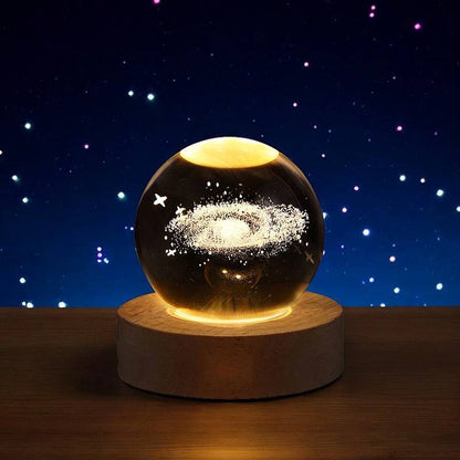 CosmicGlow™ 3D Crystal Ball Lamp - Perfect for Home Decor and Relaxation 2