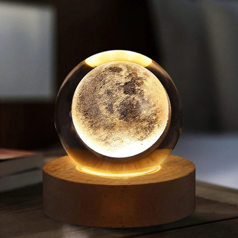 CosmicGlow™ 3D Crystal Ball Lamp - Perfect for Home Decor and Relaxation 3