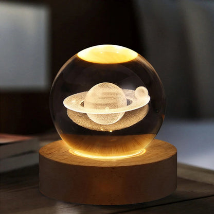 CosmicGlow™ 3D Crystal Ball Lamp - Perfect for Home Decor and Relaxation 4