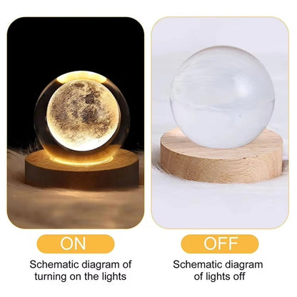 CosmicGlow™ 3D Crystal Ball Lamp - Perfect for Home Decor and Relaxation 8