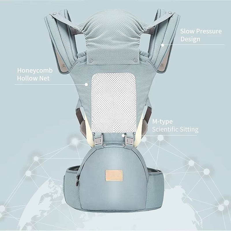 CozyNest™ Ergonomic Baby Carrier for Active Parents - Best Baby Carrier for Comfort 6