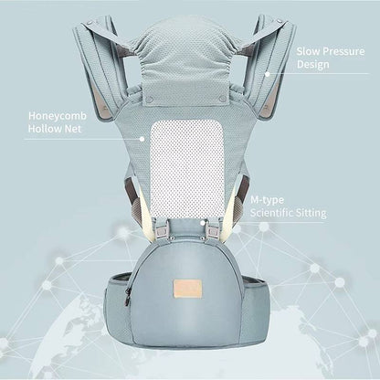 CozyNest™ Ergonomic Baby Carrier for Active Parents - Best Baby Carrier for Comfort 6