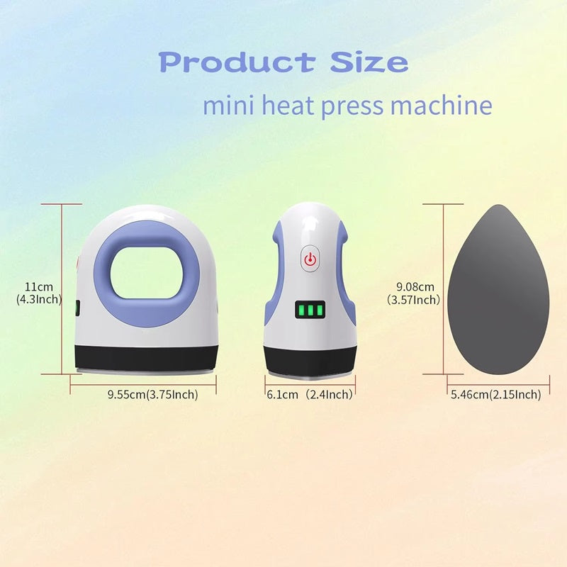 CraftMaster™ Mini Heat Press Machine for Easy Custom Heat Transfers 5