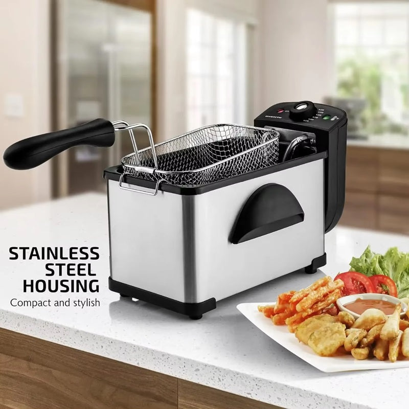 CrispyFry™ Electric Deep Fryer – Best 2L Fish Fryer for Home Cooks 1