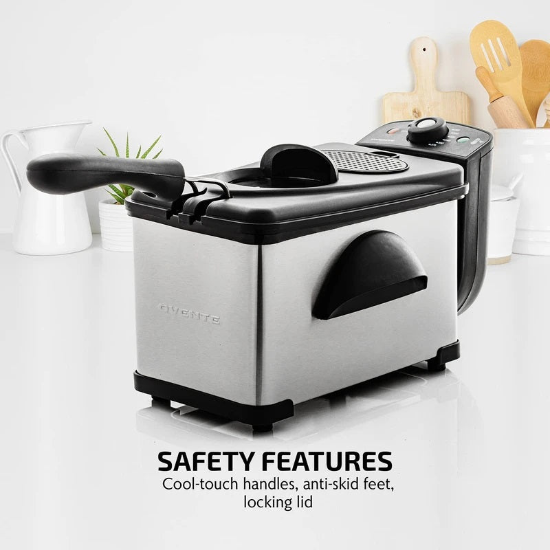 CrispyFry™ Electric Deep Fryer – Best 2L Fish Fryer for Home Cooks 4