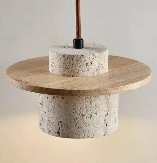 NaturalStone™ Pendant Light - Unique Travertine Hanging Light for Modern Kitchens 1