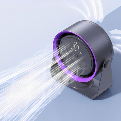 BreezeBliss™ Battery Operated Portable Fan – Safe Handheld Cooling for Everyone