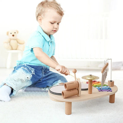 LittleMelody™ Wooden Music Station - Engaging Musical Toy for Kids Aged 2-6 3