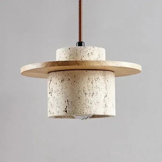 NaturalStone™ Pendant Light - Unique Travertine Hanging Light for Modern Kitchens 4