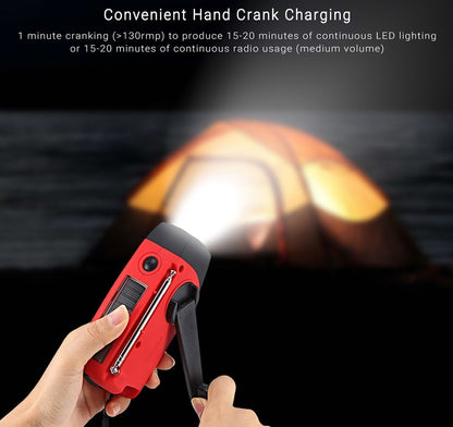 MANIKO™ Portable Hand Crank Emergency Radio