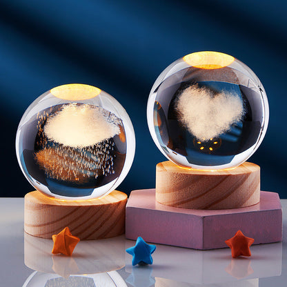 DeerLight™ Elegant 3D Crystal Table Lamp for Living Room and Bedroom Ambiance 3