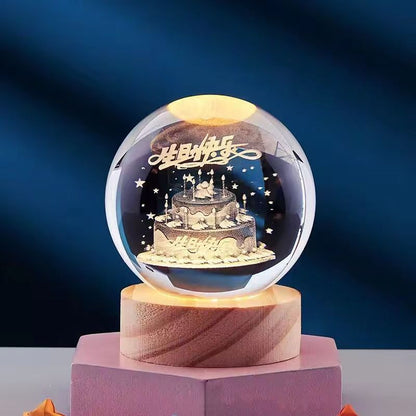 DeerLight™ Elegant 3D Crystal Table Lamp for Living Room and Bedroom Ambiance 4