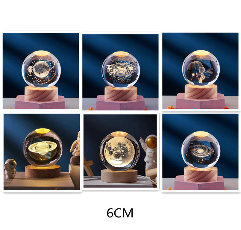 DeerLight™ Elegant 3D Crystal Table Lamp for Living Room and Bedroom Ambiance 8