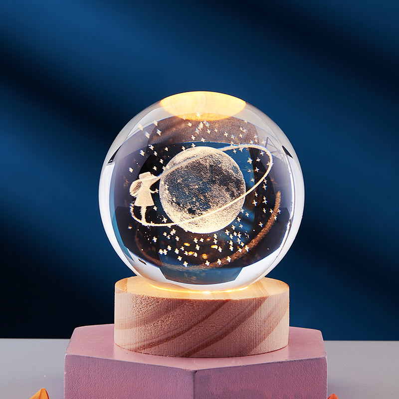 DeerLight™ Elegant 3D Crystal Table Lamp for Living Room and Bedroom Ambiance 9