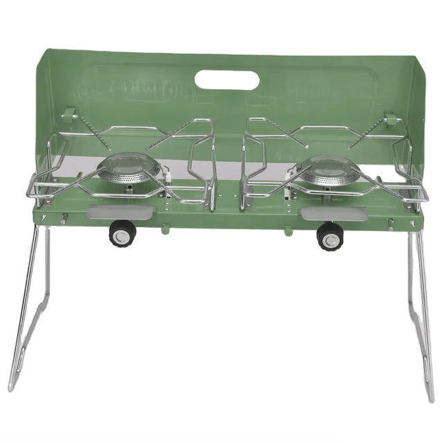 MANIKO™ Foldable Double Burner Camping Stove